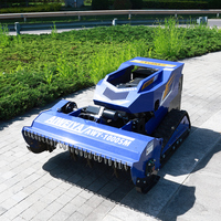 Cortadora de césped RC con motor de baja contaminación, certificada por CE y EPA, máquina para mantenimiento de césped en pendientes para campos de golf
