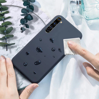 Coque de téléphone en Silicone souple, étui de Protection en Micro Fiber compatible OPPO Realme C11 C15 XT Realme 5 6 7 8 Pro 5G A52 A92 A5 A9 2020