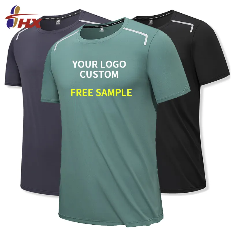 Logo su misura abbigliamento sportivo estivo camicie da uomo rapido asciutto Sport Run T-Shirt da palestra magliette per gli uomini