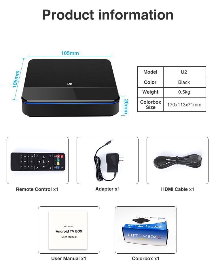 Comprar a granel S905X2 2 gb 16 gb pre-insatall kodi IPTV Android 9,1 caja de tv