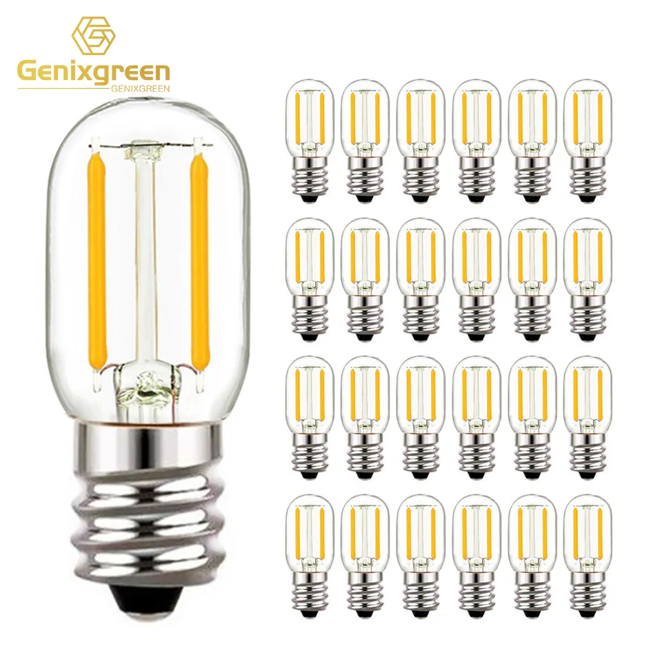 T20 12V 24V Glass 2700 18k Filament LED Bulbs Light Warm White Color Pendant Lights E27 Base Decoration For Room Home