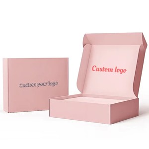 Individuell Bedruckte Logo-Flugzeugbox, Faltbare Verpackung aus Weißem Wellpappe, Verwendet für Geschenkverpackungen - Product Image 1