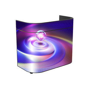 Écran d'affichage P2.5 pour comptoir d'accueil, support d'affichage pour centre commercial, écran publicitaire flexible, style encastré pour table mobile - Product Image 1