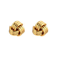 Anting geometris mode Eropa dan Amerika anting-anting logam besar modis Vintage