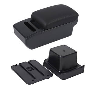 Boîte d'accoudoir Vtear en ABS avec porte-gobelet USB pour Volkswagen VW Touran 2016-2018 - Rangement intérieur avant pour voiture - Product Image 1