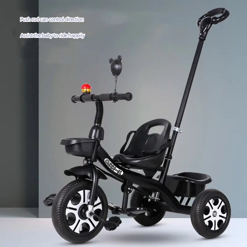 Cuidados com o bebê 4 IN 1 kid stroller trike ride on cheap baby stroller triciclo 3 rodas girl push triciclos toddler kids for triciclo