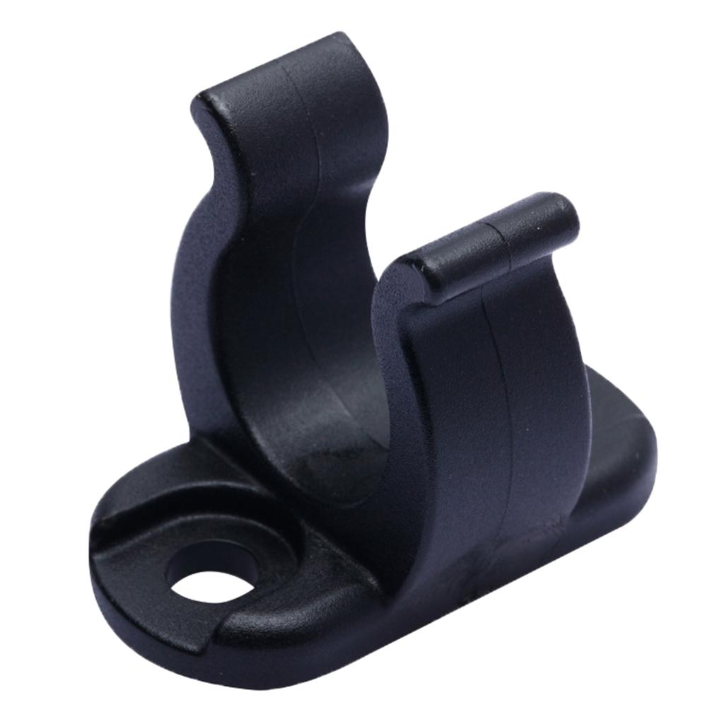 HongJing OEM ABS Marine Tiller Extension Retaining Clip Heavy Duty Extension Retainer Clip (5/8 Inches) - Black