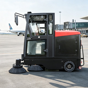 Spazzatrice Stradale Industriale Ecologica, Macchina Spazzatrice Elettrica per Aeroporti - Product Image 1