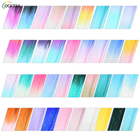 Cheveux de tressage de couleur vive avec des guirlandes, cheveux de tressage brillants de différentes couleurs à vendre