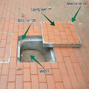 304 및 316 스테인리스 스틸 맨홀 커버 및 프레임, 공공 광장의 장식용 맨홀 커버에 적합하며, 맞춤 제작 가능합니다. - Product Image 5