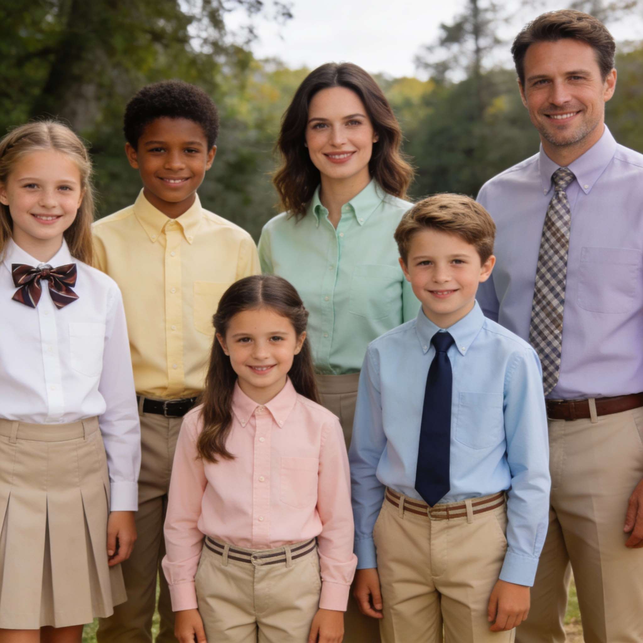 Chemise D'école Fille RJ Classics Sienna Junior - Manches Longues Bleu Ange Avec Cravate (neuf)