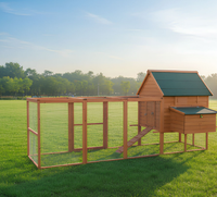 Poulailler de luxe moderne et éco-responsable en bois à plusieurs niveaux pour poules et animaux de compagnie, cage à volailles toutes saisons pour jardin
