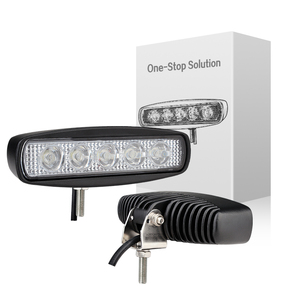 ECE EMC 15W Slim LED Work Light Wide Flood/Long Spot 6000K Accessoire d'éclairage de voiture blanc pour tracteurs agricoles - Product Image 1