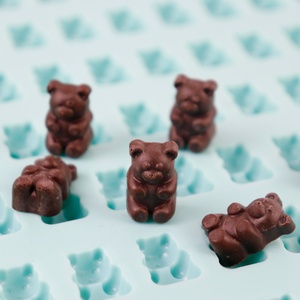 Custom Food Grade 50 Cavities <b>Gummy</b> <b>Bear</b> Mold Silicone Cake Decorating Chocolate Candy Molds Oven Safe Dishwasher Safe - Product Image 3