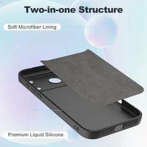 NUEVA Funda de Silicona Suave para iPhone 17 Pro <span class=keywords><strong>Max</strong></span>, Compatible con iPhone <span class=keywords><strong>Air</strong></span> 17, 15, 11, 12, 13, 14, 16 Pro <span class=keywords><strong>Max</strong></span> <span class=keywords><strong>Plus</strong></span>, Antigolpes - Product Image 4