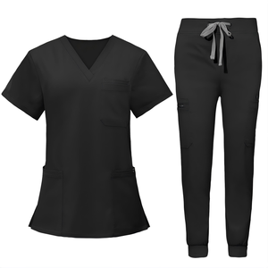 Conjunto Quirúrgico Multifuncional de Manga Corta y Pantalón Largo para Enfermera Anestesista - Product Image 6