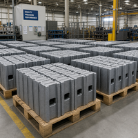 Services de fonderie de précision pour supports de roulement en fonte ductile W550HC sur mesure pour machines lourdes