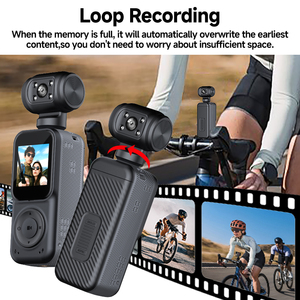 Pocket Cam for Sport Travel <b>Outdoor</b> Adventure <b>Camera</b> Video & Audio Mini Vlog With Rotated Len <b>WIFI</b> Mobile Interconnection Displa - Product Image 2