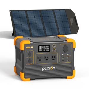 เครื่องกำเนิดไฟฟ้าพลังงานแสงอาทิตย์ PECRON 1200W รุ่น E600LFP, สถานีไฟฟ้าพกพา LiFePO4, ระบบพลังงานแสงอาทิตย์ สถานีเก็บพลังงาน - Product Image 1