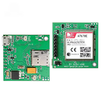 A7670E Push Nano Side Way SIM Slot Core Board SIMCOM 4G LTE Cat 1 Modul Mendukung Data/GPS untuk Eropa/Timur Tengah/Afrika