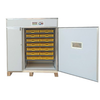 Prix usine – Incubateur entièrement automatique de 1056 œufs avec souffleur latéral, machine à couver 220V en acier inoxydable pour dindes