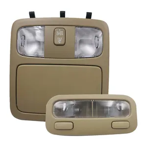 Lampu baca Interior otomatis, lampu atap dalam lampu untuk Toyota Camry 2003-2006 lampu kubah dengan kotak kacamata