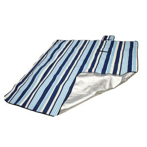 Couverture <span class=keywords><strong>de</strong></span> pique-nique matelassée imprimée portable recyclable personnalisée tapis <span class=keywords><strong>de</strong></span> <span class=keywords><strong>plage</strong></span> avec fourre-tout revêtement extérieur en aluminium imperméable - Product Image 2