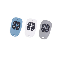 Télécommande RF étanche 315 MHz pour volet roulant/porte automatique avec apprentissage et capture de code défilant, 1 à 4 boutons