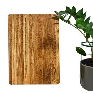 Planche à découper rectangulaire en bois finition naturelle, épaisseur 2,0 cm, écologique, passe au lave-vaisselle, antidérapante, durable - Product Image 3