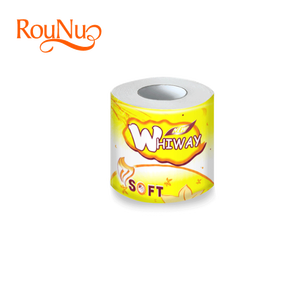 China de fábrica barato stock lote de <span class=keywords><strong>2</strong></span> capas de papel higiénico impreso personalizado - Product Image 6