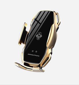 Smart <strong>Wireless</strong> <strong>Car</strong> <strong>Charger</strong> A5 Infrared Auto-sens Air Vent Mount Automatic Clamping <strong>Simple</strong> <strong>Fast</strong> <strong>Wireless</strong> <strong>Car</strong> <strong>Charger</strong> - Product Image 1