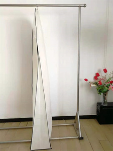 Vente chaude en gros directement de l'usine, robe de mariée de luxe rose personnalisée, sac de <span class=keywords><strong>vêtement</strong></span>, robe de mariée avec fermeture éclair - Product Image 4