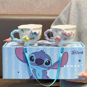 <span class=keywords><strong>Taza</strong></span> de Cerámica de Alta Gama con Pajita, Caja de Regalo, <span class=keywords><strong>Taza</strong></span> de Café para Parejas, <span class=keywords><strong>Taza</strong></span> de Agua Moderna y Sencilla para Regalo de <span class=keywords><strong>Navidad</strong></span> o Cumpleaños - Product Image 1