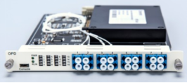 montagem em rack 4U com o amplificador Optica do chassi do equipamento da fibra ótica de EDFA/OTDR/OPD/VOA/OSW