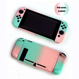 Shell Gradient Hard Shell Crystal Shell Gradient Color Protective <b>Case</b> for <b>Switch</b> - Product Image 3