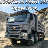 Самосвал SINOTRUCK HOWO 375 для добычи речного песка с просторной кабиной-спальным местом для снижения усталости при длительных поездках