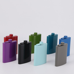 Flacons à liqueur portables personnalisés en acier inoxydable de 2, 4, 6, 8 oz pour l'extérieur, pour l'Allemagne, Zhiguli, <span class=keywords><strong>Bunker</strong></span> Hill - Product Image 1