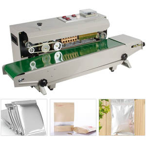 Petite machine à sceller automatique horizontale et continue Conception attrayante Vêtement de boisson électrique Produit chimique <span class=keywords><strong>Film</strong></span> d'aluminium - Product Image 6