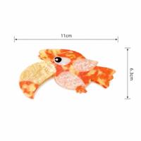 DOWELL Pince à Cheveux en Acétate Motif Toucan & Requin Mignon - Élégante Pince à Cheveux 8,5 cm Colorée en Forme d'Oiseau pour Chignon, Accessoire de Mode pour Femmes et Filles