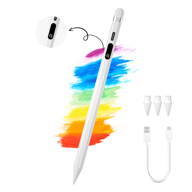 Factory Capacitive Active Stylus Pen Palm Rejection Tilt Function Additional Magnet Applicable for I PAD After 2018 Devices