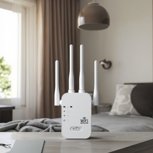 300Mbps 4-Ăng ten ngoài trời nhà <span class=keywords><strong>CPE</strong></span> Wifi tín hiệu tăng cường Extender 2.4G hỗ trợ với WEp mã hóa <span class=keywords><strong>Router</strong></span> loại repeater - Product Image 1