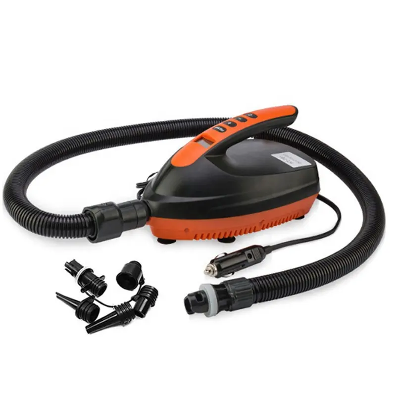 DC12V pompa elettrica SUP 16PSI gonfiaggio rapido per pompe ad aria a bordo SUP pompa elettrica sup accendino per auto alimentato 16 psi sup gonfiatore