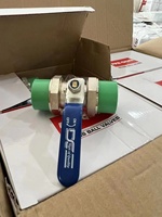Liste des prix marché de Yiwu 32mm PPR Double Union vannes à boisseau sphérique en laiton