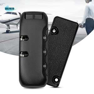 Accessoires de cadenas à combinaison pour sacs, valises, bagages de voyage, cadenas à code noir - Product Image 5