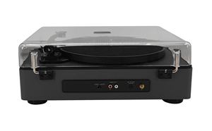 Lecteur <span class=keywords><strong>HiFI</strong></span> <span class=keywords><strong>vinyle</strong></span> LP look de mode moderne avec émetteur de dents bleues gramophone plateau tournant pleine taille - Product Image 5