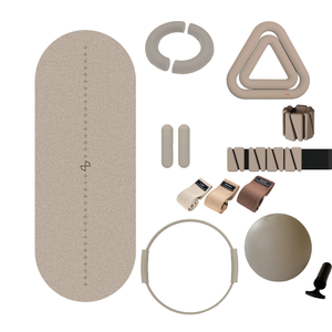 Durable Eco-Friendly PU Home Gym Fitness Accessories Set Includes Yoga Mat Power Ring <b>Dumbbell</b> Barbell and Pilates Equipment - Product Image 3