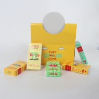 Boîtes de papier d'affichage de boîte de papier kraft pliable de taille personnalisée avec votre propre logo pour l'emballage d'aliment pour animaux de compagnie