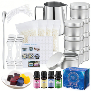 Coffret Cadeau de Bougies Artisanales en Cire de Soja, Emballage Luxe en Métal, Pour Parfumer la Maison, Gamme de Promotions Saisonnières pour Boutiques - Product Image 5