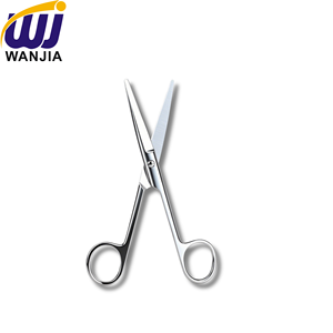 WANJIA <span class=keywords><strong>Ciseaux</strong></span> chirurgicaux vétérinaires en acier inoxydable <span class=keywords><strong>pour</strong></span> les opérations de bétail porcin bovin chèvre mouton dans les cliniques et les fermes - Product Image 3