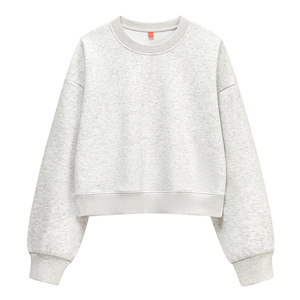 <b>Women's</b> High Quality Fashionable Casual Sporty Retro Heavyweight Pullover <b>Hoodie</b> New Autumn Style Solid Color Sweater - Product Image 1